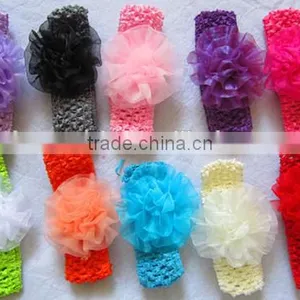1.5inch Wide Baby Girls Crochet Headband thumbnail-5