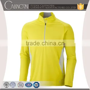 Waterproof Breathable Long Sleeve Man T-shirt With Zip Collar thumbnail-1