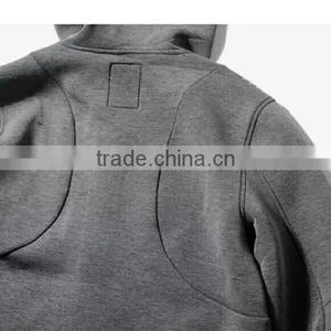Newest Custom Mens Hoodie Factory Navy Blue Hoodie With Front Big Pocket thumbnail-2