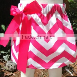 Girls Summer Chevron Set Children Wave Grain Cotton Skirt Baby Child Dress Pettiskirt Chevron Baby Skirt Wholesale thumbnail-1