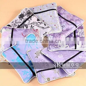 Satin Pouch Zipper Pouch Factory Direct Gift Silk Jewelry Pouch CH022 thumbnail-1