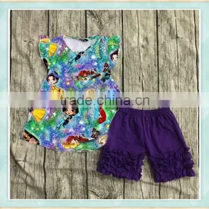 2017 Thailand Clothes Wholesale American Kids Clothes Children Girls Halloween Boutique Outfit thumbnail-6