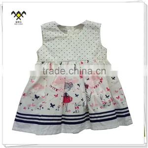 High Quality Baby Girl Cotton Summer Dress for Kids thumbnail-1
