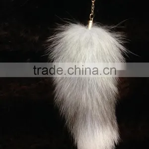 Key Chain Fur Factory Direct MIni Fox Tail Female Dance Custom thumbnail-4