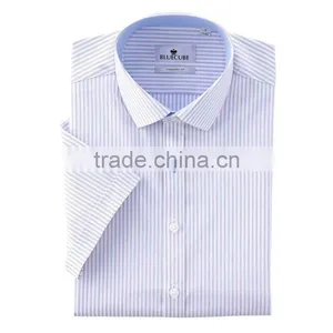 Wholesale Men's Dress Shirt for Men Wear With Short Sleeve thumbnail-1