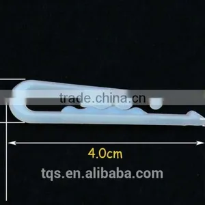 Cheap With Teeth U-shape Semitransparent Shirt Packing Plastic Clips thumbnail-4