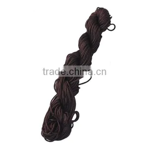 Polyester Jewelry Thread Cord Dark Coffee 1mm Beading Cord thumbnail-1