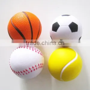 6.3cm PU Sports Ball Volleyball /football/basketball/Golf PU Ball thumbnail-1