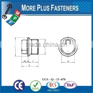 Made in Taiwan DIN 910 Drain Plug thumbnail-1