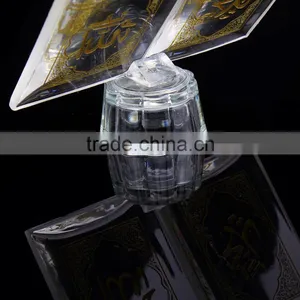 Large 8x11cm Crystal Muslim Islamic Quran,gold Crystal Holy Quran Frames JC-HQ-01 thumbnail-3