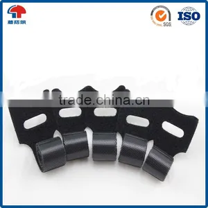 Adjustable White and Black Back to Back Cable Tie Injection Hook and Loop thumbnail-1