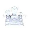 White Wooden Jewelry Display Set thumbnail-1
