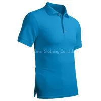 Polo Shirts Wholesale China Mercerized Cotton Flat Knit Strip T-shirt thumbnail-2