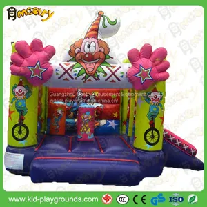 Clown Theme Children Inflatable Jumping House for Fun Park thumbnail-1