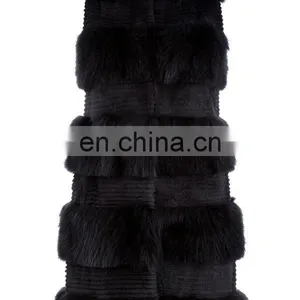 Fox Fur And Rabbit Fur Vest Coat New Fashion Women's Fox Fur Gilet STY.NO.3119 thumbnail-1