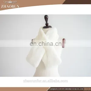 2016 Winter Elegant Fur Scarf Genuine Mink Fur Muffler for Lady thumbnail-2