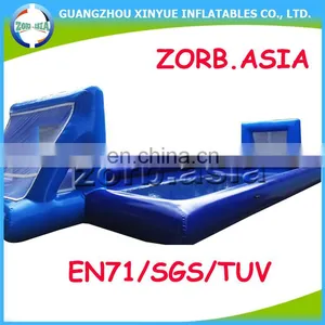 0.55mm PVC Tarpaulin Giant Cheap Inflatable Soap Soccer Field, Inflatable Water Soccer Field for Sale thumbnail-2
