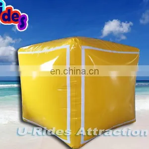 Square Shape Swim Buoy Inflatable Buoy Advertising Water Buoy thumbnail-1