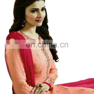 Prachi Desai Decent Wear Salwar Suits 2017 / Stylish Party Wear Salwar Kameez (Ramzan Eid Collecton 2017) (salwar Kameez Suits) thumbnail-2