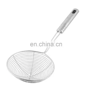 Stainless Steel Wire Mesh Skimmer/ Food Oil Colander thumbnail-1