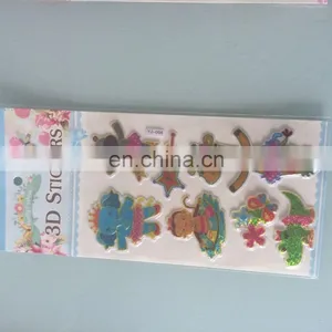 Hot Deocrative Promotional Colorful Custom Make Glitter 3D Sticker thumbnail-1