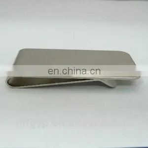 Arts and Crafts Stainless Steel Custom Plated Gold Money Clip thumbnail-3