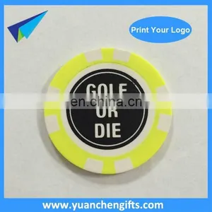 2016 New Design Golf Poker Chip Ball Marker With Custom Logo thumbnail-1