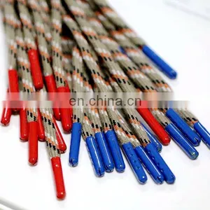 17/18/20/23mm Gun Metal / Silver/red/blue Custom Metal Bullet Aglet Shoelace Tips thumbnail-2