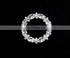 Fashion Shiny Alloy Rhinestone Heart Buckle thumbnail-1