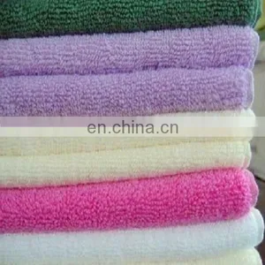 Solid Color Microfiber Towel Soft Handle for Bathroom or Kitchen Towel From China Supplier thumbnail-1
