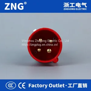 Supplying 16A 4Pin Industrial Plug, 380V IEC309 Power Plug 16A 3P+PE IP44 thumbnail-2