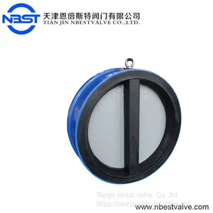 H76X-10Q Air Compressor Butterfly Wafer Cast Iron Check Valve DN600 thumbnail-4