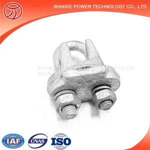 Wanxie JK Series Guy Clips Steel Wire Clip Metal Cable Clamp thumbnail-2