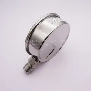 60mm All Stainless Steel Oil Filled Anti-shock Pointer Pressure Gauge With Dual Scale thumbnail-3