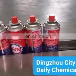 Corrosion Resistance Mini Aerosol Cans for Gas Butane and Disposable Butane Gas Cans Made in China thumbnail-1