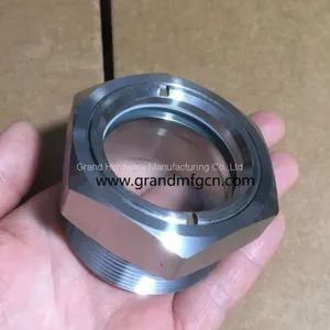 Bsp G3/4 Inch Stainless Steel 304 Oil Level Sight Glass Liquid Level Checking Viewports thumbnail-4