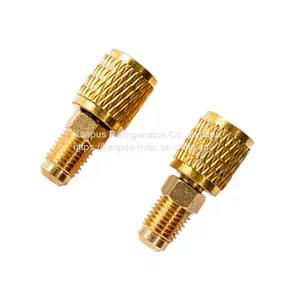 R410 Refrigerant Brass Switch Connector With Brass Cap (brass Fitting) thumbnail-1