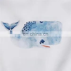 2018 New Design Romper Sleeveless Jumpsuit Whale Printed One Piece Newborn Boy Girl Summer Romper thumbnail-5