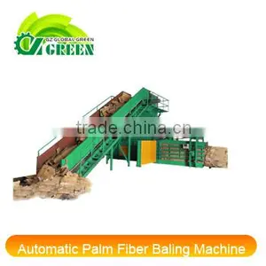 Global Green Automatic Hydraulic Palm Fiber Baling Machine thumbnail-1
