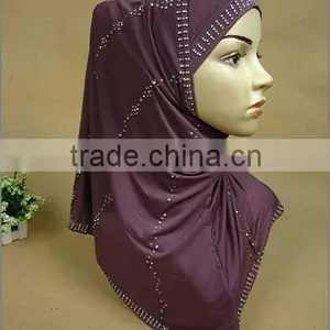 A452 High Quality Fashion Women Muslim Hijab thumbnail-1