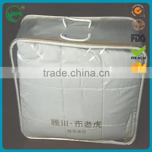Pvc Transparent Zipper Quilt Plastic Bag for Pillow thumbnail-2