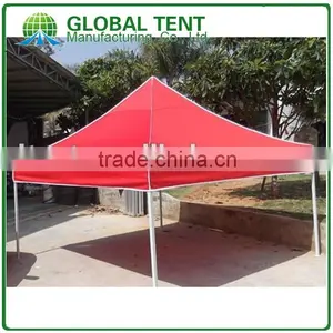 Steel Folding Marquee Tent Frame 3x3m ( 10ft X 10ft),30mm, With Red Canopy & Valance(Unprinted) thumbnail-1