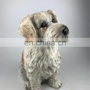 Dog Cartoon Shaped Ceramic Treat Pet Containers Canister Set Candy Cookie Jar With Lid Home Decorations thumbnail-3