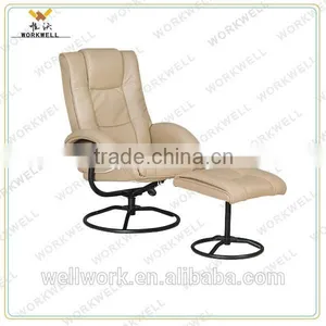 WorkWell Living Room Recliner Leather Chairs With Ottoman Kw-R56 thumbnail-1