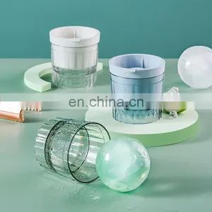 New Style PP Unique 2021 Cool Roundshape Glass Small Plastic Custom Ice Cube Tray thumbnail-1