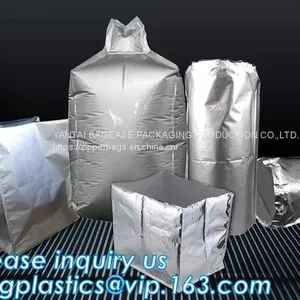 Large Vacuum Aluminum Foil Cubic Packing Machine Bag Big Three Dimension Jumbo Bags 1000kg 1.5 Ton thumbnail-1