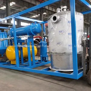 Tire Plastic Pyrolysis Oil To Diesel Plant Waste Car Motor Engine Oil To Diesel Recycling Distillation Machine thumbnail-1