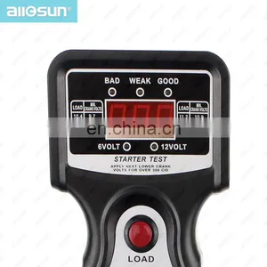 Allosun EM577 12V Digital Car Battery Tester 12V Digital Battery Analyzer CCA Tester Cold Temp Battery Load Charging Tester thumbnail-2
