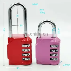 Promotional Travel Luggage Padlock Gym Lock 4 Digital Combination Lockers For Gym Padlock thumbnail-3