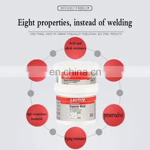 Loctiter 44143 Super Metal Repair Agent for Pipeline Leak Point Crack Seam Double-group Epoxy Resin Glue Containing Silicon Iron thumbnail-3